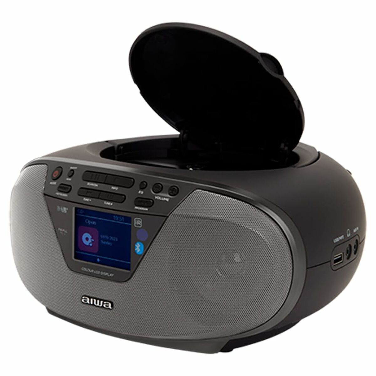 Afbeeldingen van Radio CD MP3 Aiwa BBTU500DAB/BK Black FM