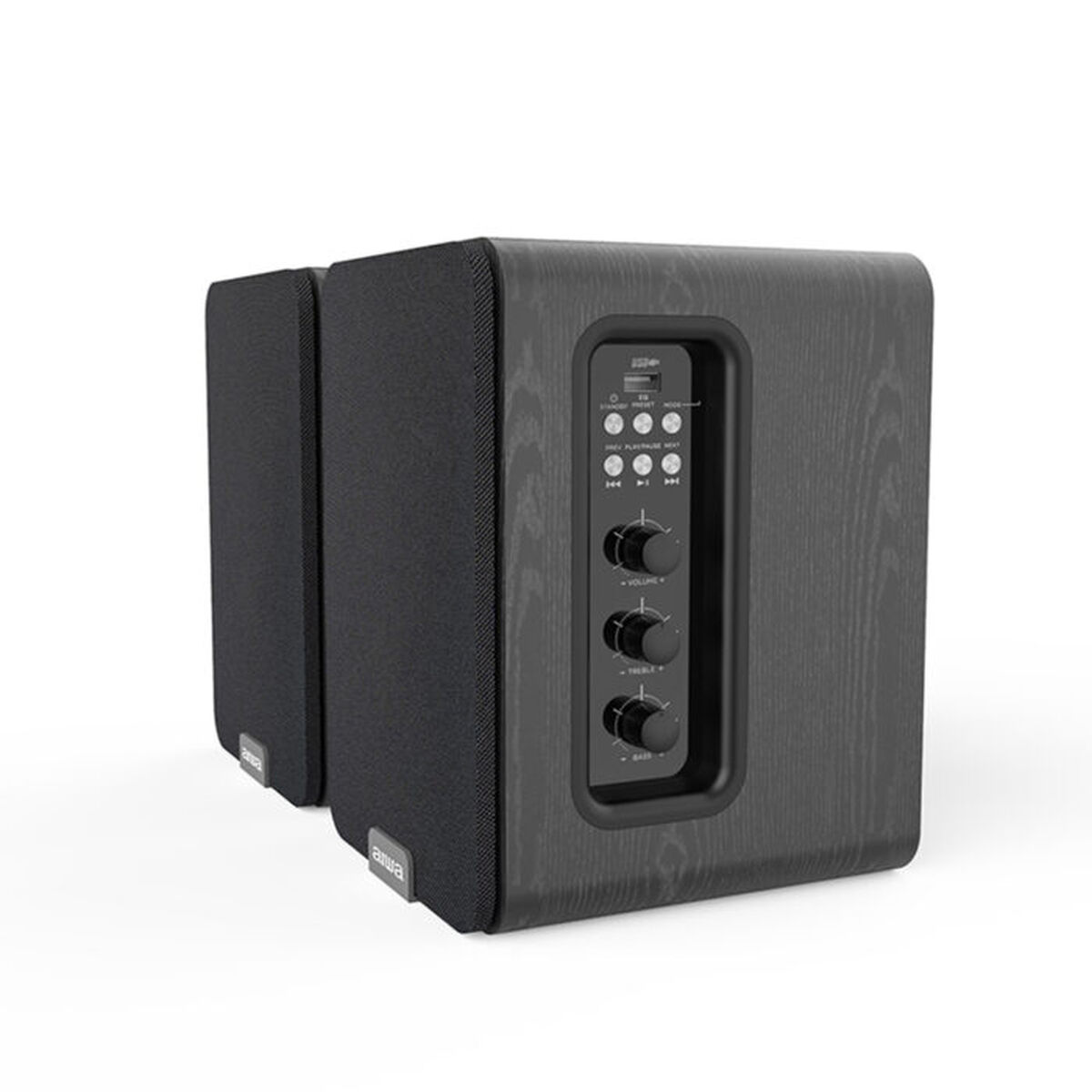 Afbeeldingen van Portable Speakers Aiwa ASPA200BK NEGR 2 x 25 W Black