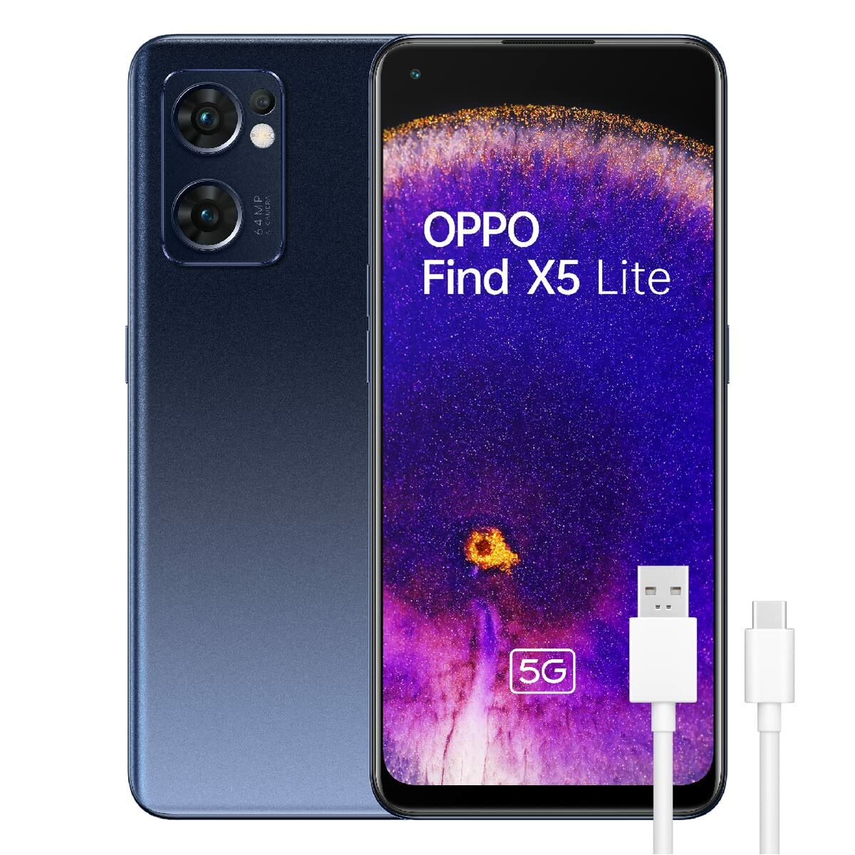 Afbeeldingen van Smartphone Oppo Find X5 Lite 6,43" Dimensity 900 8 GB RAM 256 GB Black