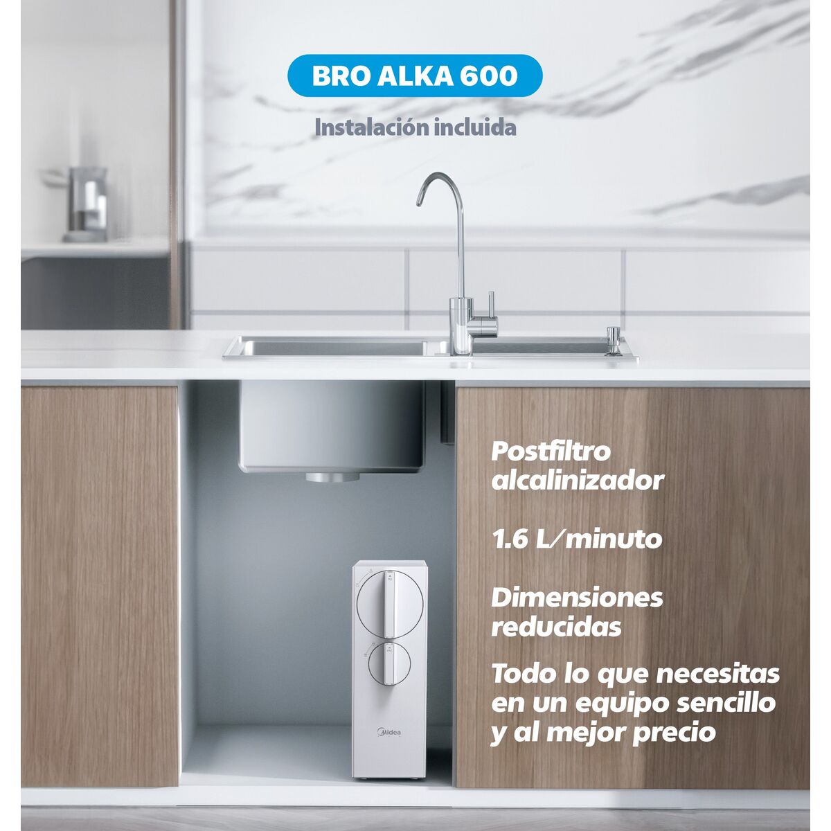 Omgekeerde osmose-eenheid Osmofilter BRO600 ALKA