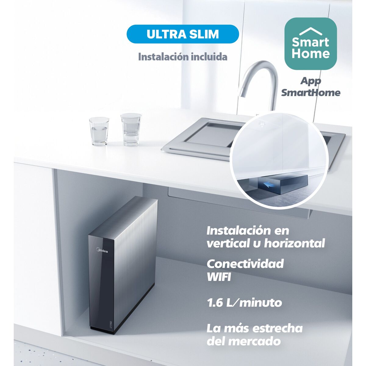 Omgekeerde osmose-eenheid Osmofilter ULTRASLIM