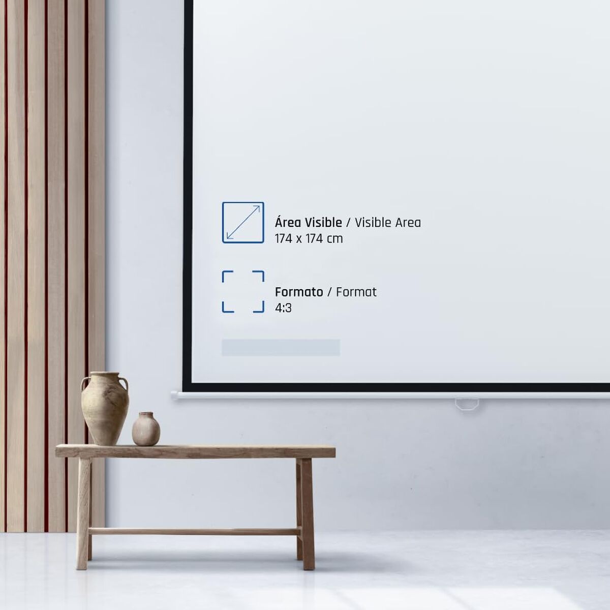 Bild von Wall Screen iggual PSIMS180 (Refurbished A)