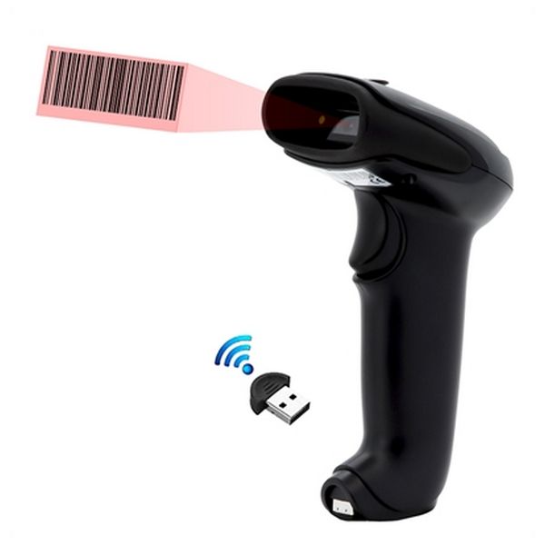 Barcode Reader iggual L1DLBT 300 scan/s LED Bluetooth Laser