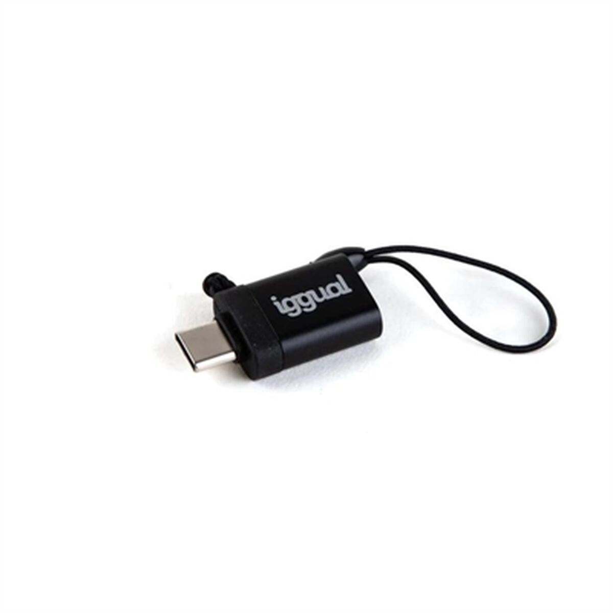 Adaptateur USB C vers USB iggual IGG318409 Noir