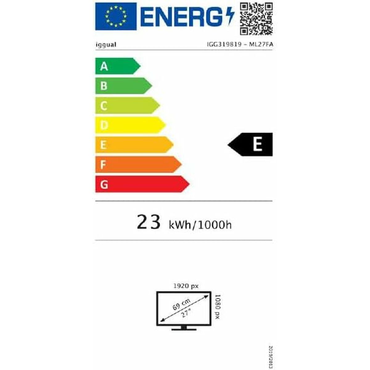 Picture of Monitor iggual AA 27" Full HD