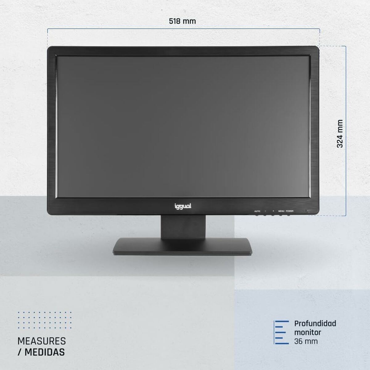 Picture of Monitor iggual IGG319840 21,5" Full HD