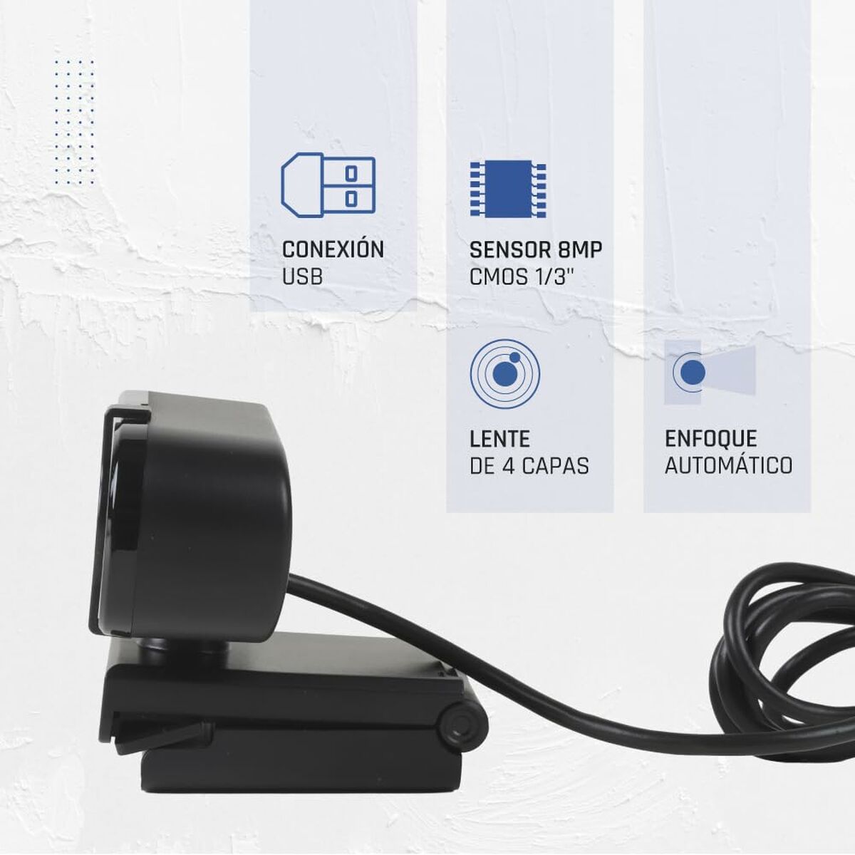 Picture of Webcam iggual IGG319949 4K Ultra HD