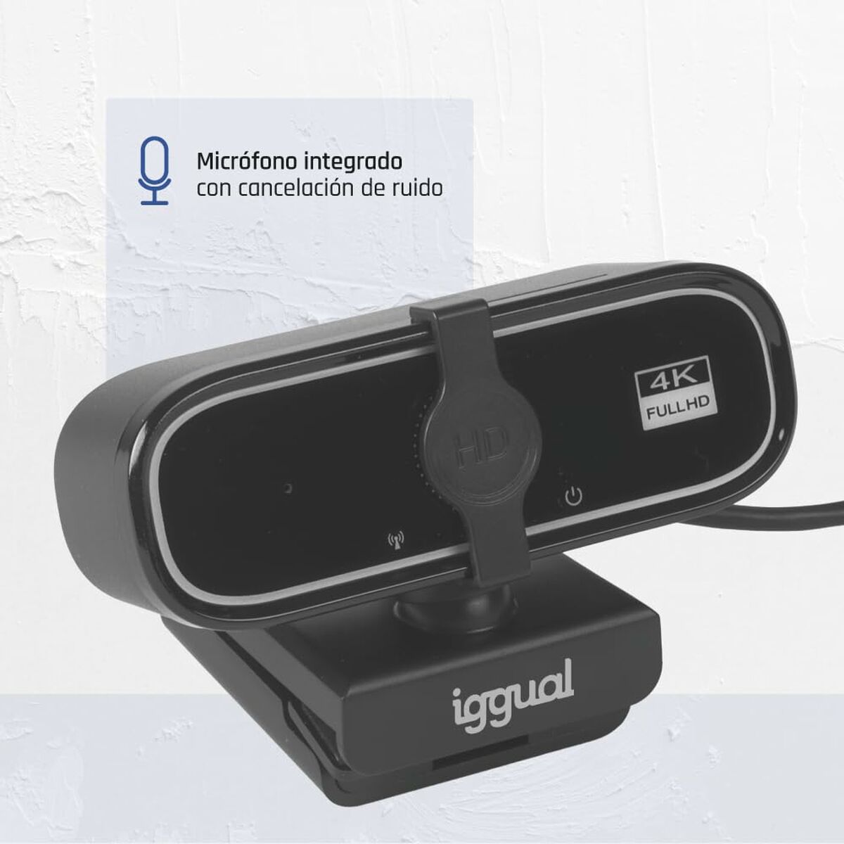 Picture of Webcam iggual IGG319949 4K Ultra HD
