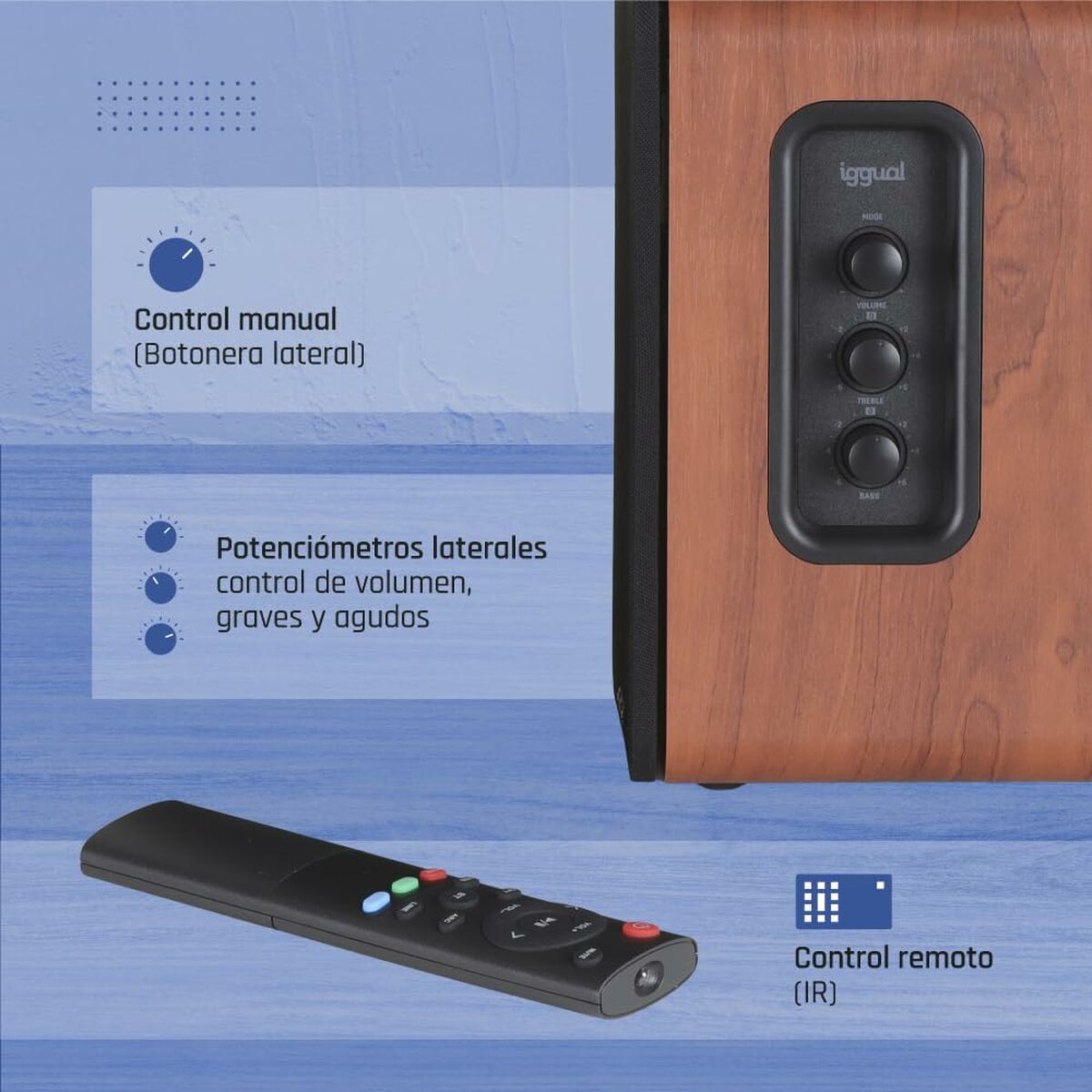 Afbeeldingen van PC Speakers iggual IGG319963 50 W