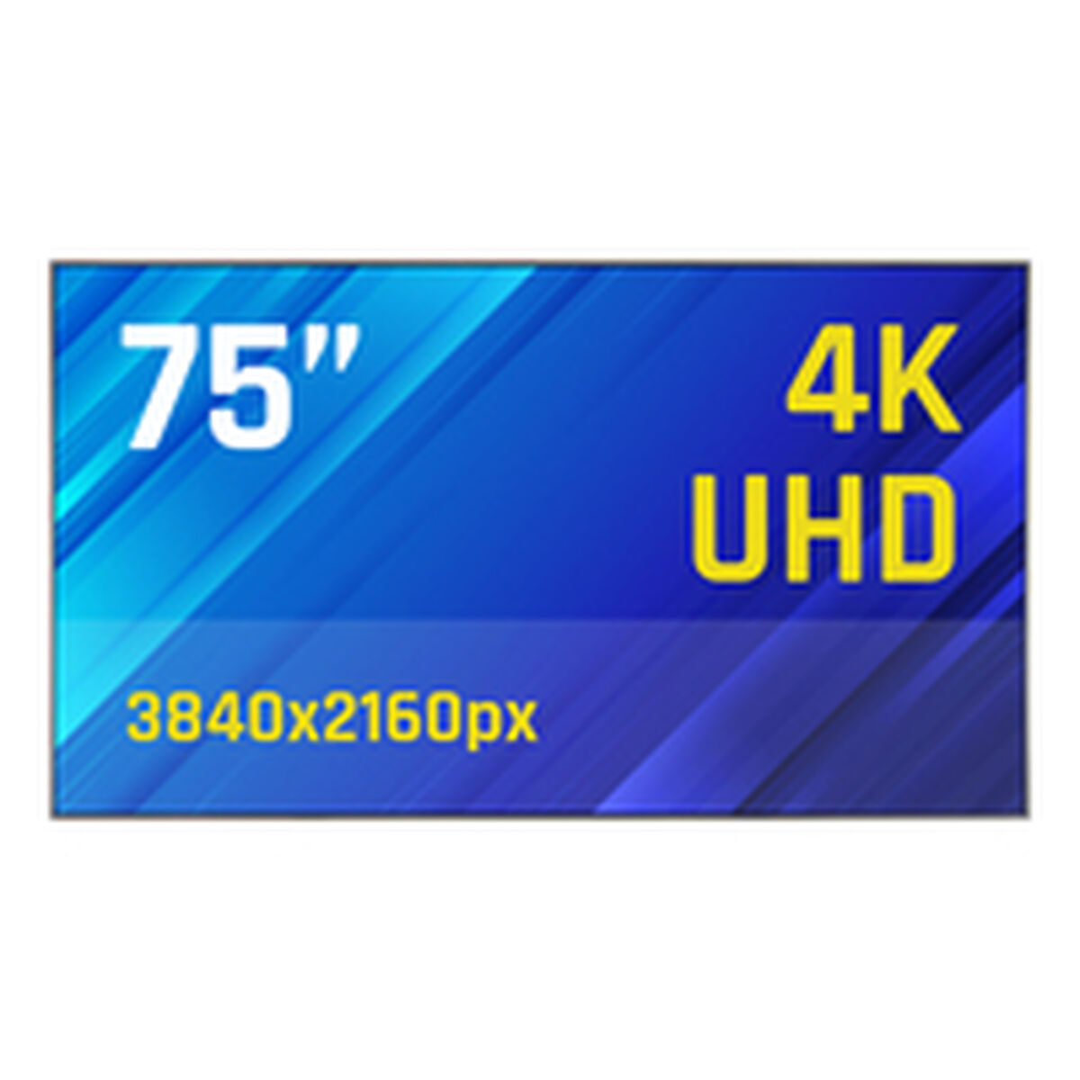 Afbeeldingen van Videowall Monitor iggual IGG320051 4K Ultra HD 75"