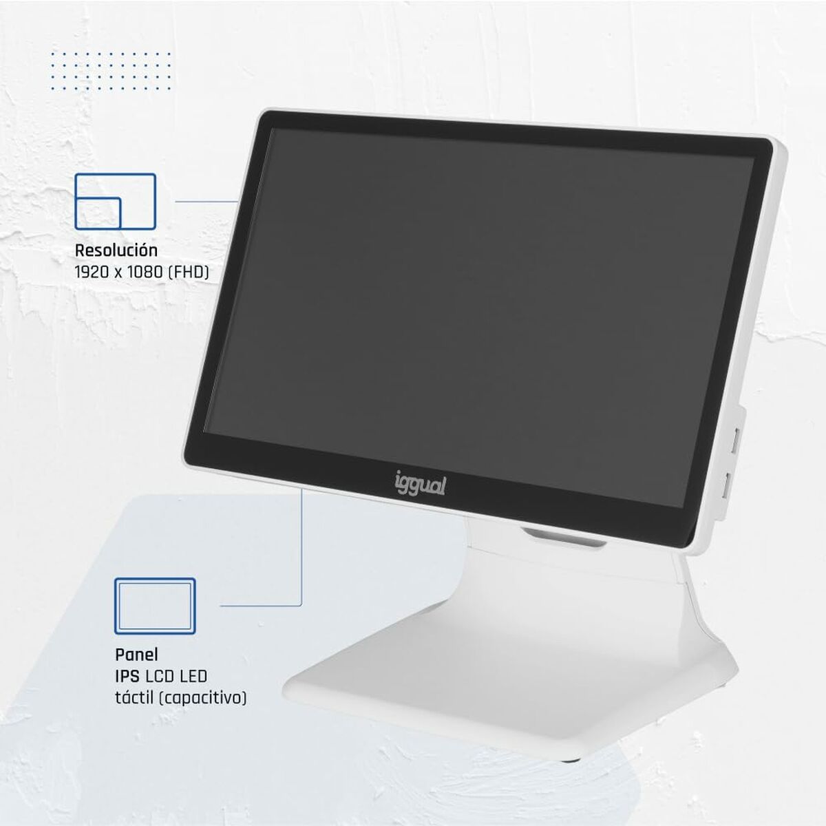 Picture of All in One iggual IGG320174 15,6" Intel N100 8 GB RAM 128 GB SSD