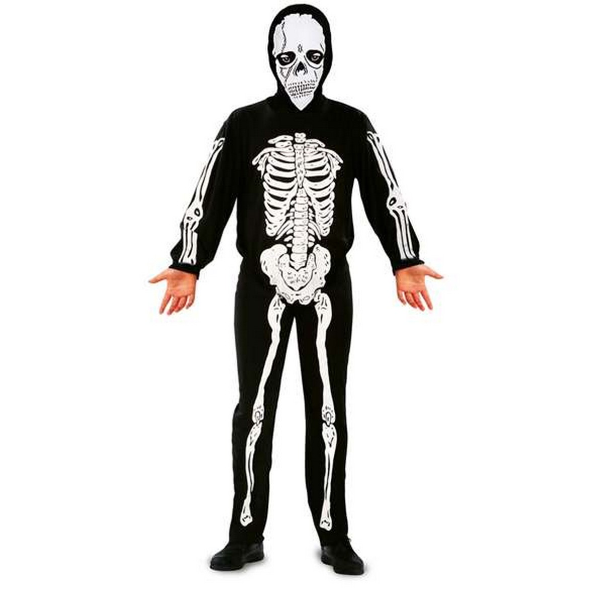 Costume for Children My Other Me Skeleton 7-9 Years Black (2 Pieces) Costume for Children My Other Me Skeleton 7-9 Years Black (2 Pieces)