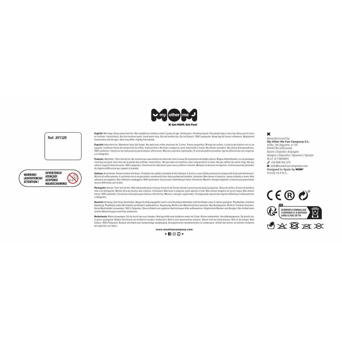 Costume for Children My Other Me Ladybird 7-9 Years