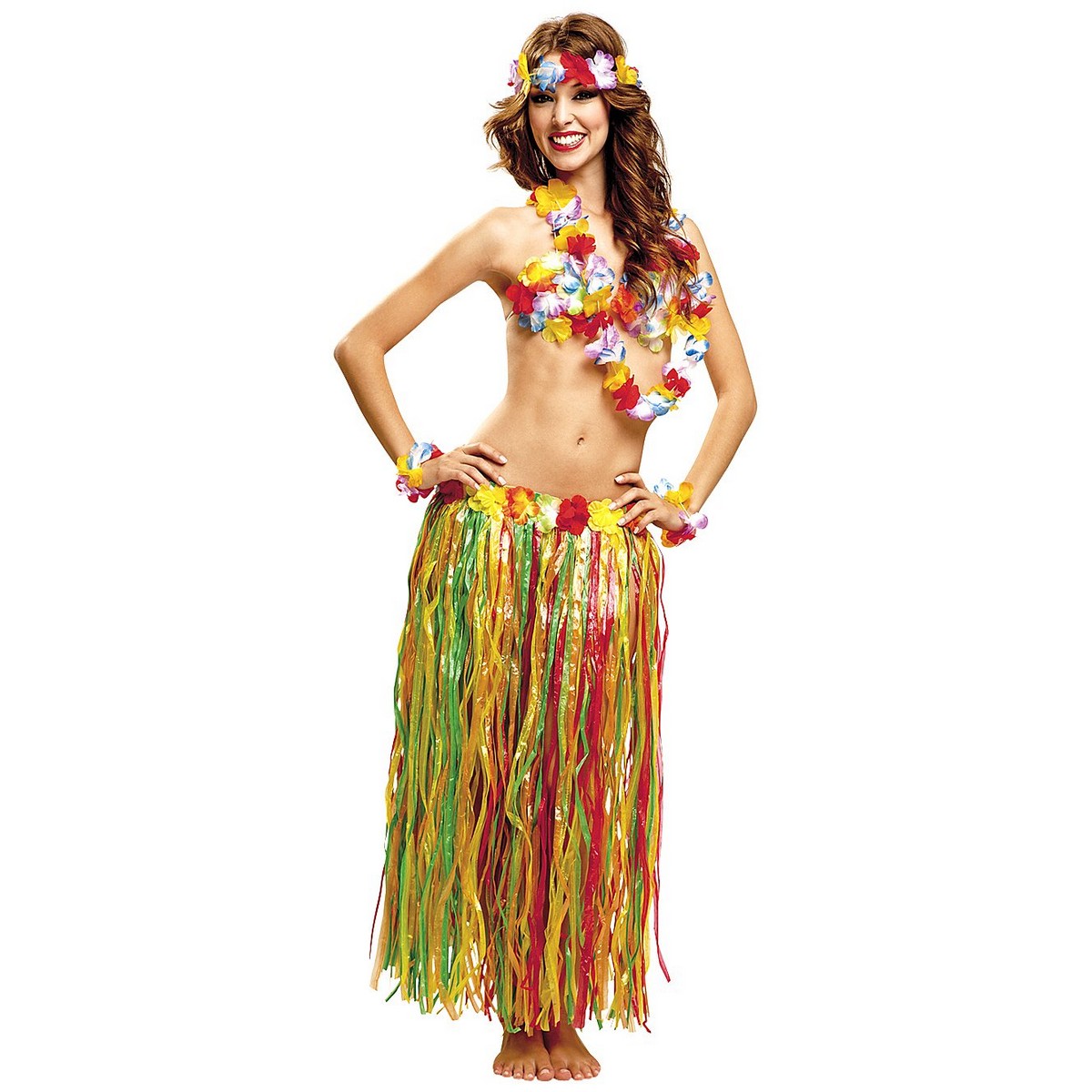 Costume for Adults My Other Me Hawaiian Woman 80 cm (80 cm) Set Costume for Adults My Other Me Hawaiian Woman 80 cm (80 cm) Set