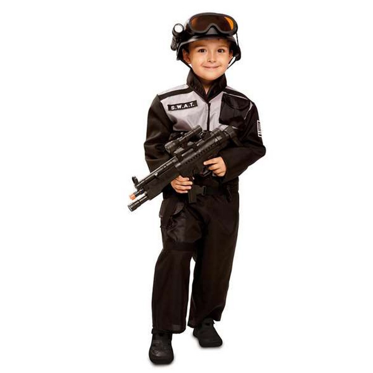 Costume for Children My Other Me Swat Police Officer 1-2 years Black Costume for Children My Other Me Swat Police Officer 1-2 years Black