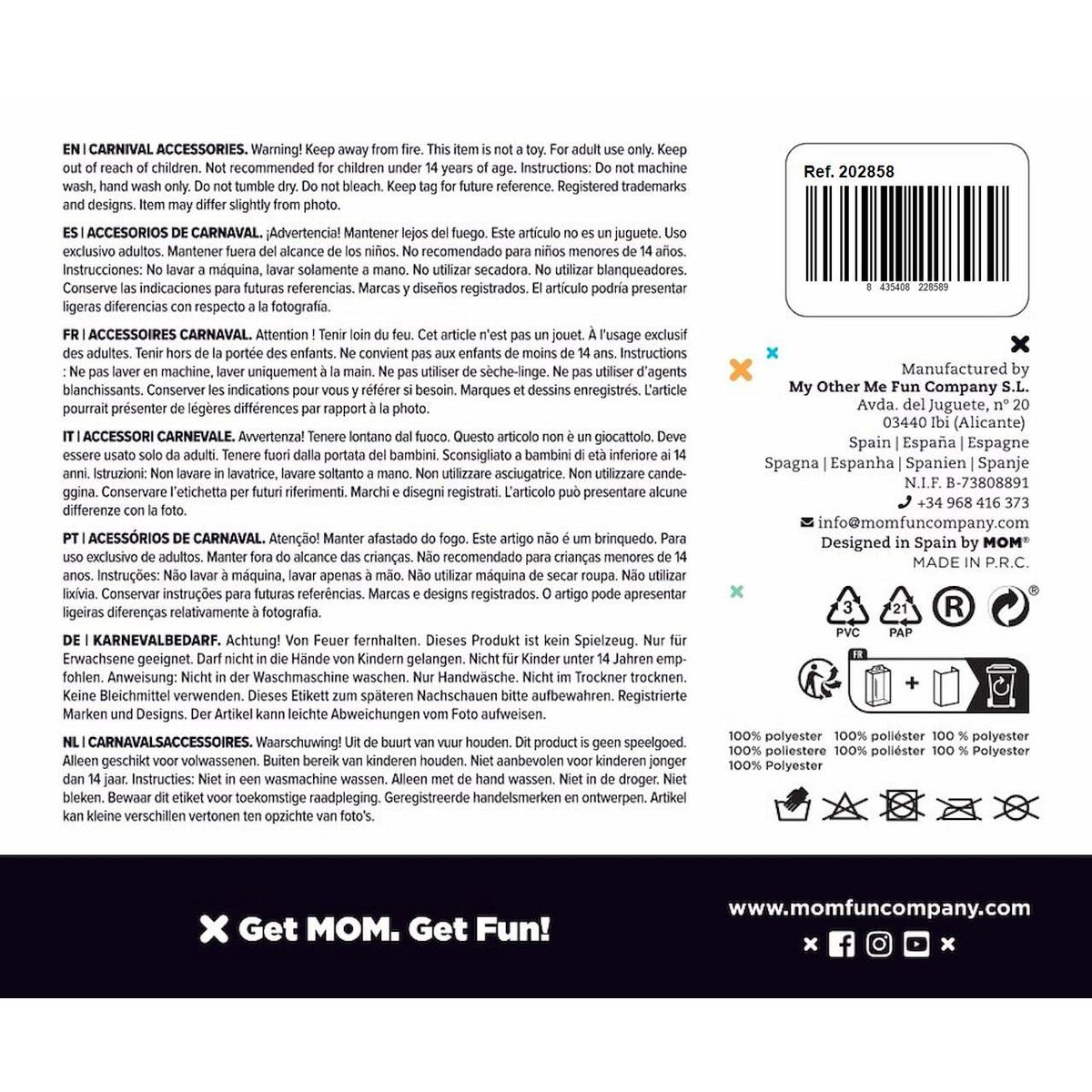 False beard My Other Me White