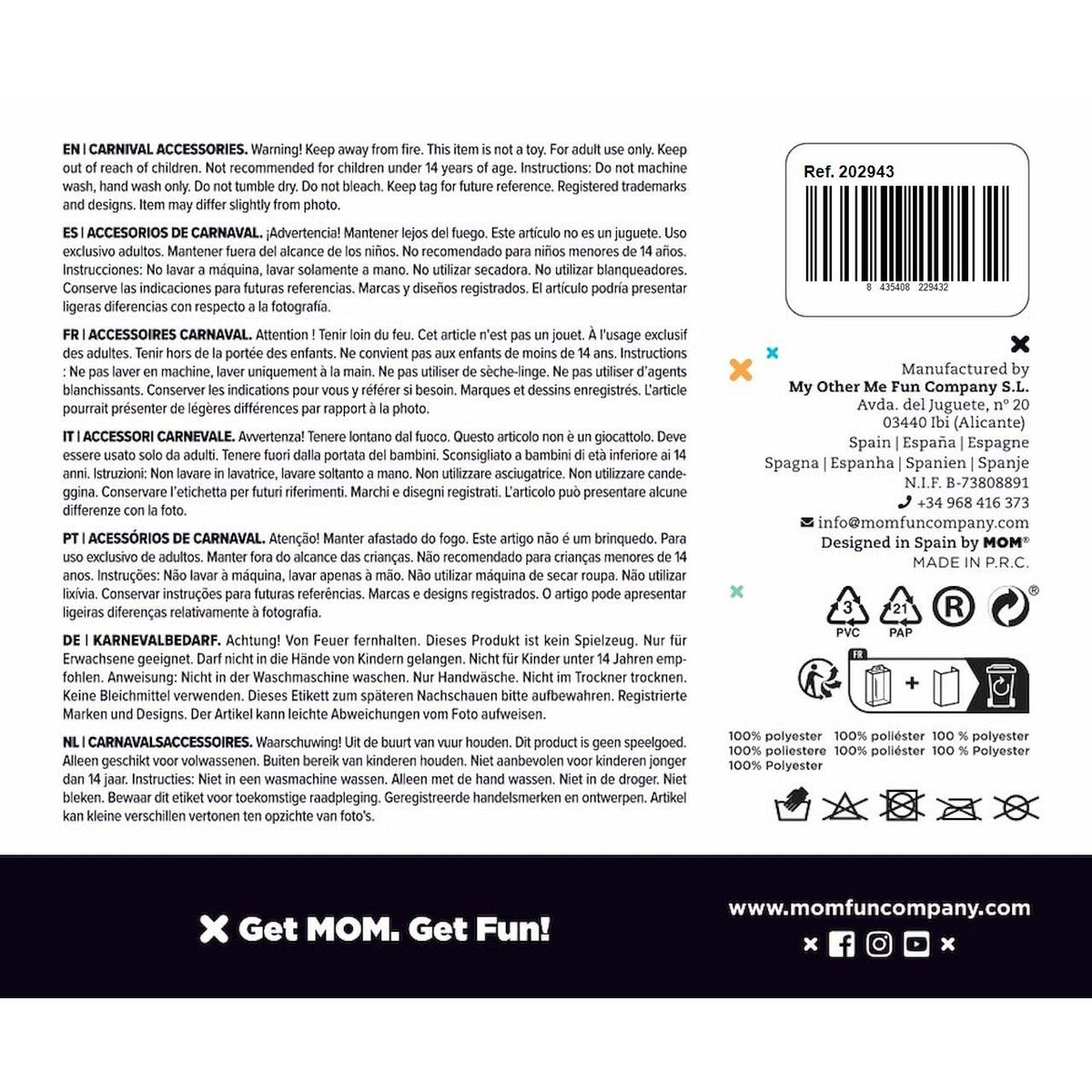 Moustache My Other Me Brown