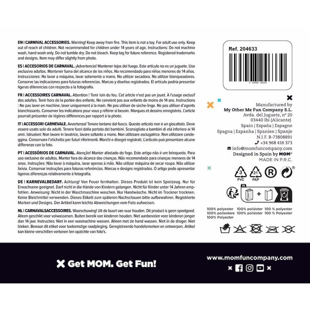 Wigs My Other Me Blue