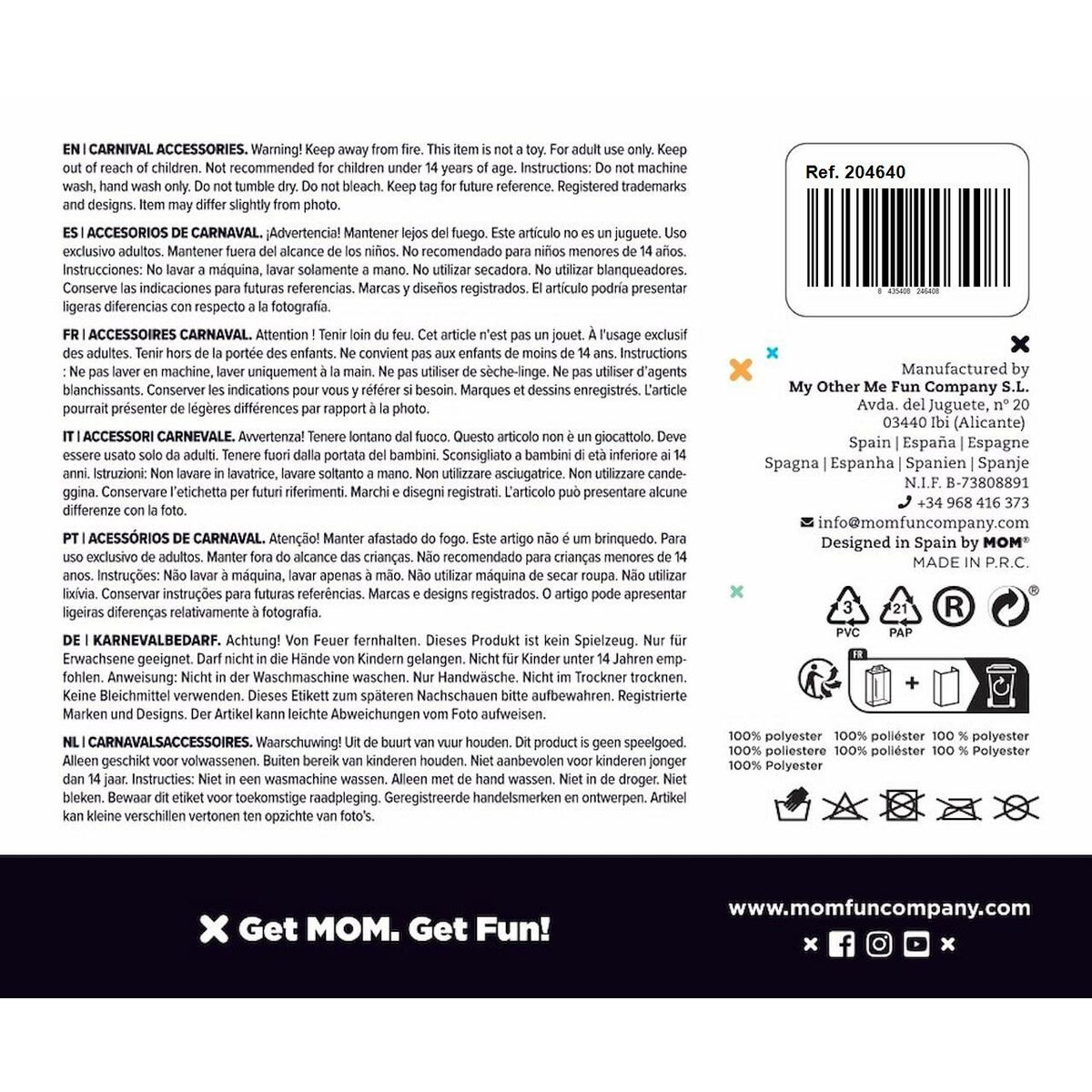 Wigs My Other Me Flower Pink