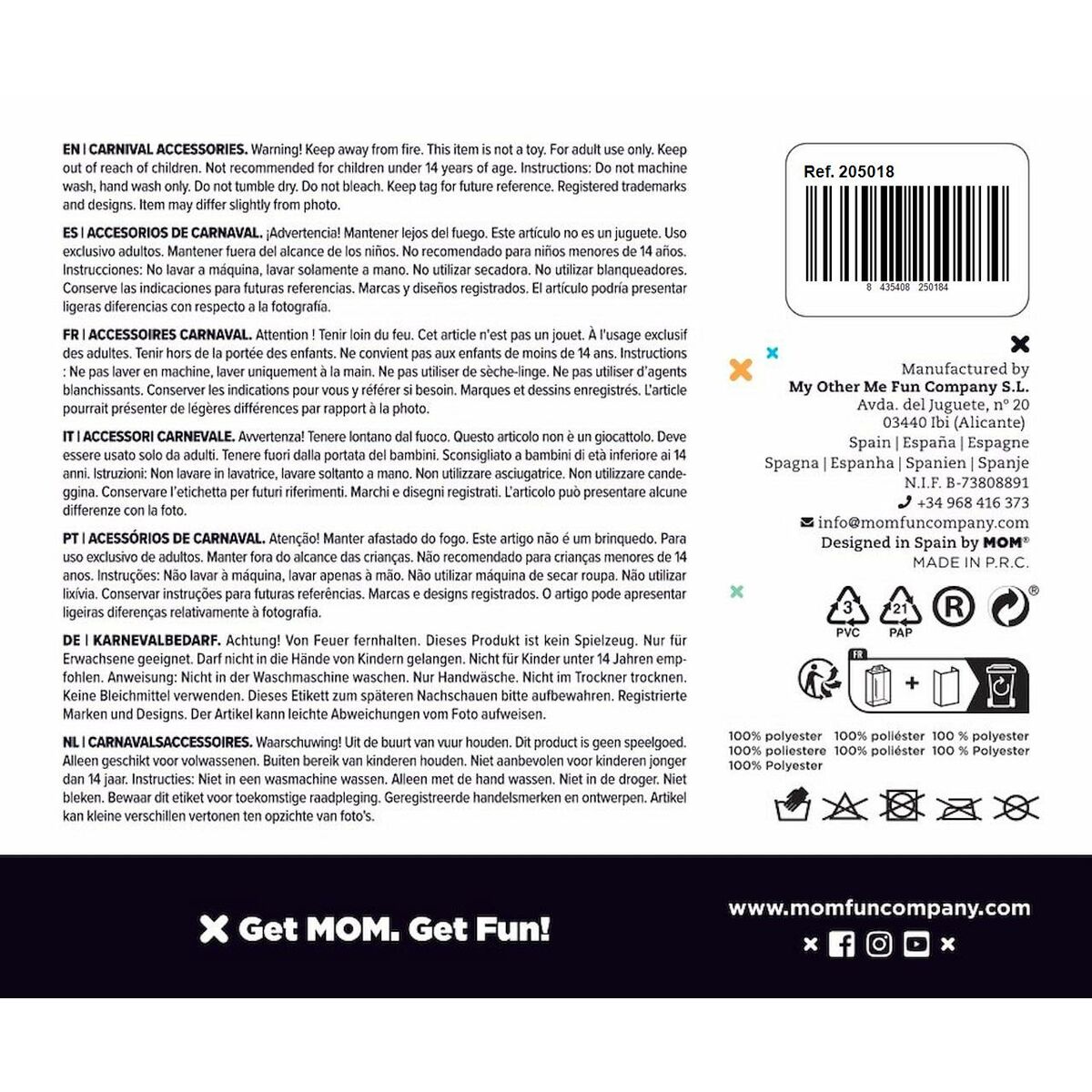 Moustache My Other Me Brown