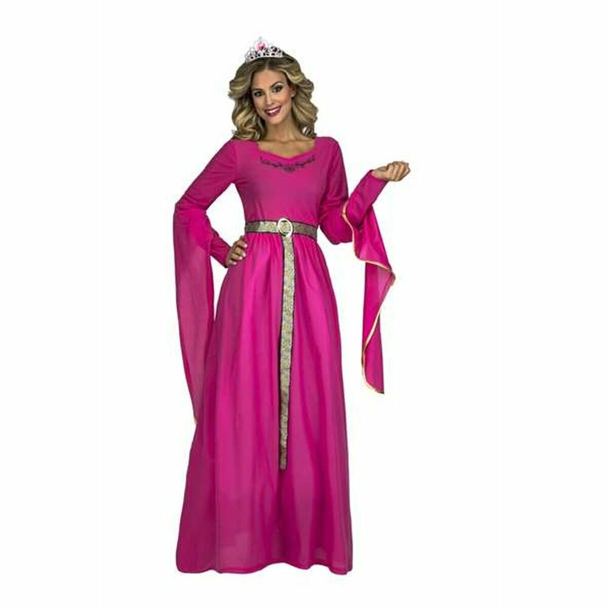 Costume for Adults My Other Me Medieval Princess Pink M/L Costume for Adults My Other Me Medieval Princess Pink M/L