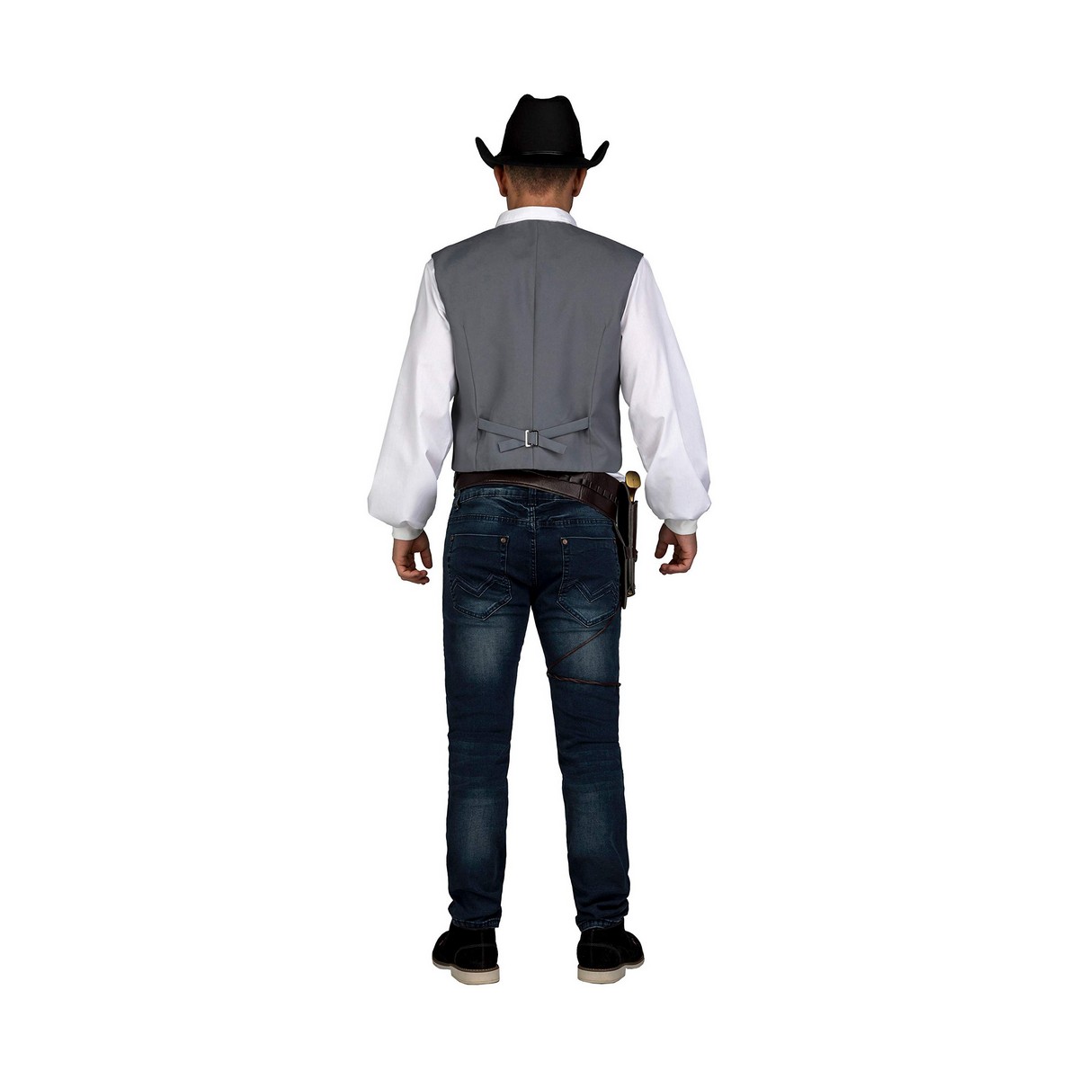 Kostuums voor Volwassenen My Other Me Grijs Cowboy Vest