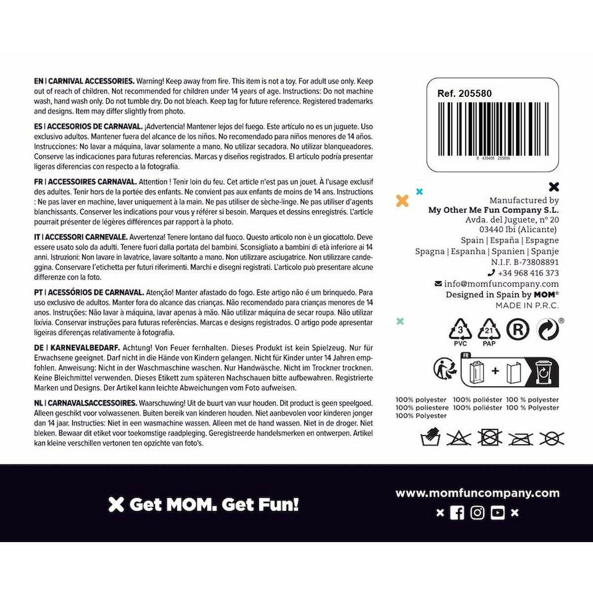 Wigs My Other Me Menina Brunette