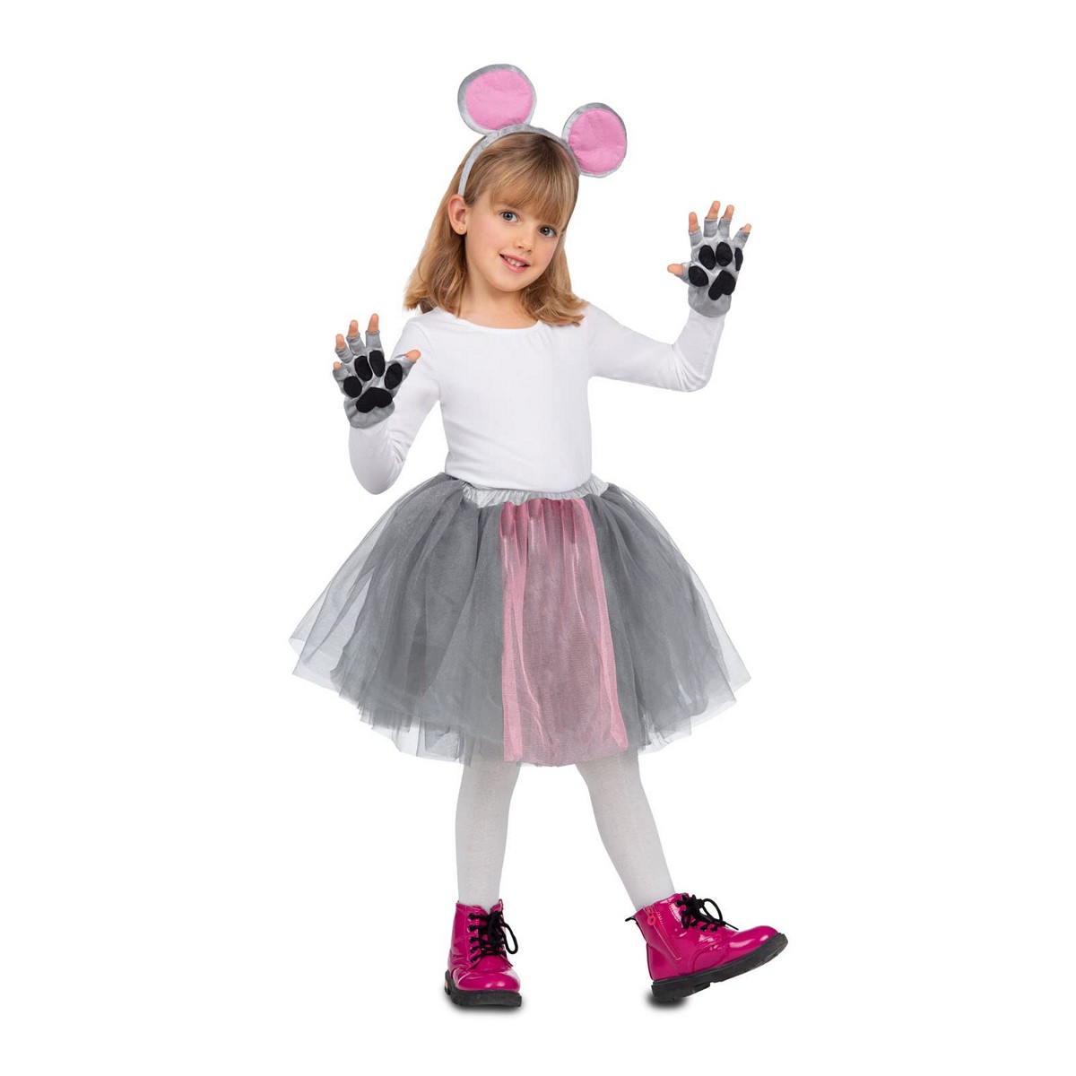 Costume for Children My Other Me Grey Mouse One size Costume for Children My Other Me Grey Mouse One size