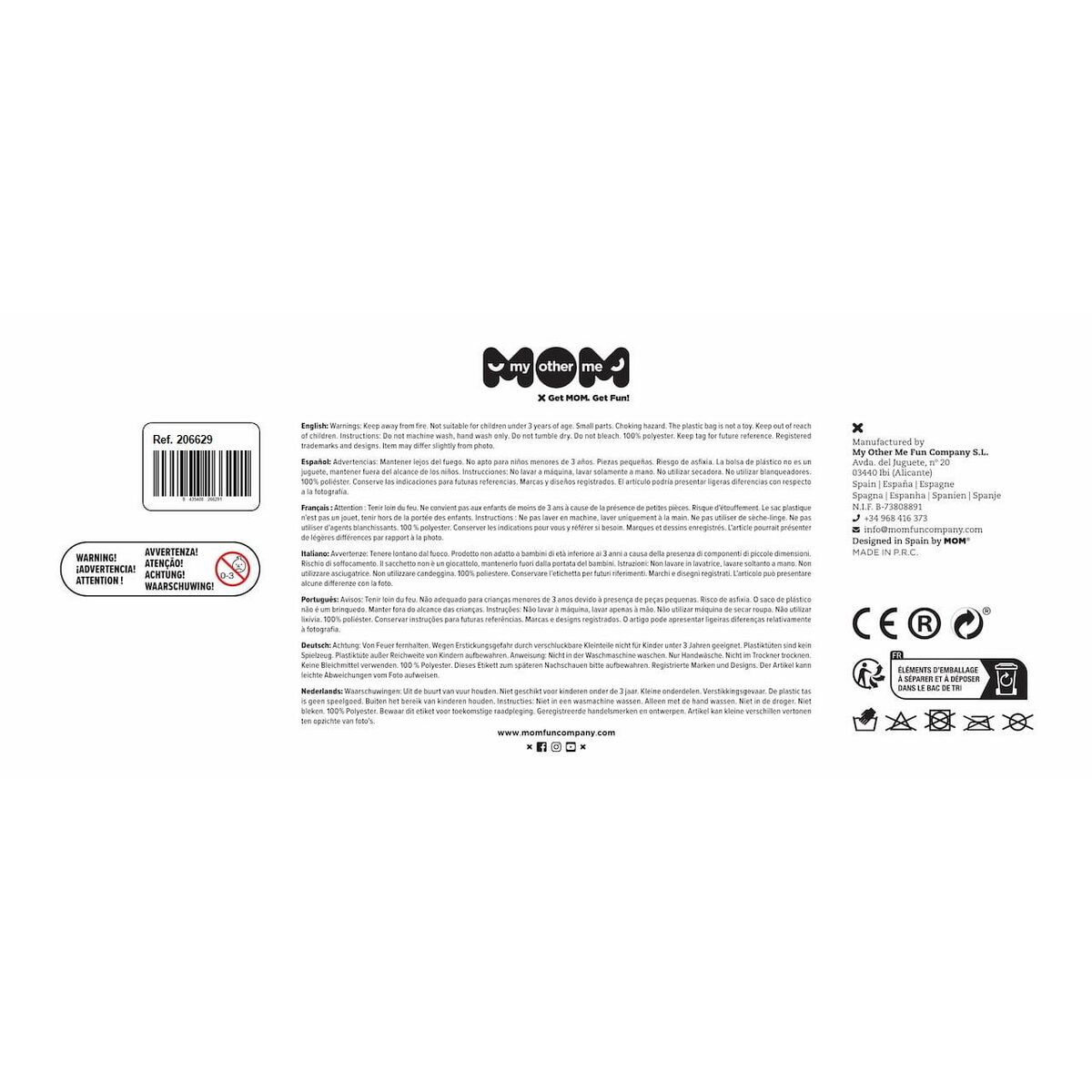 Costume for Children My Other Me Pink Lion One size