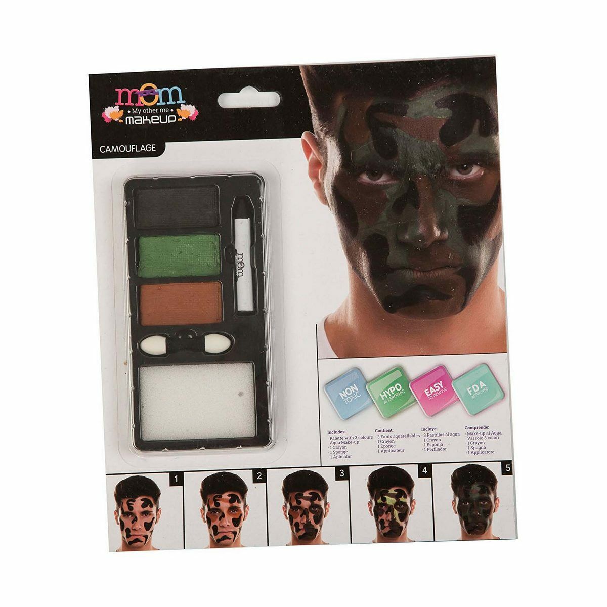 Set de Maquillage My Other Me Camouflage Militaire