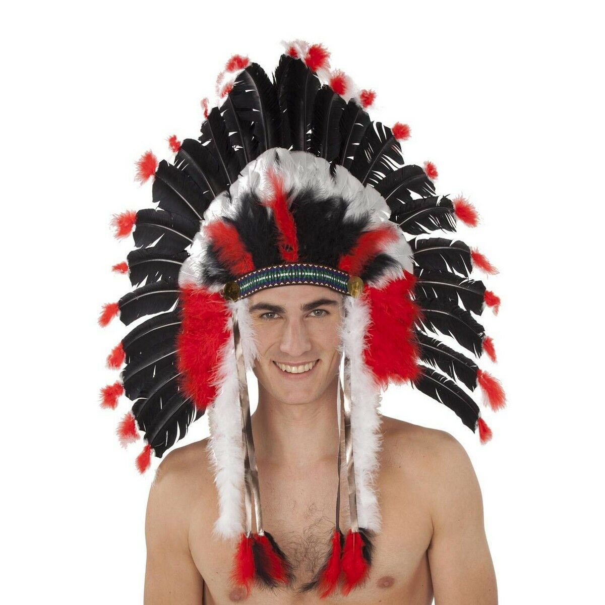 Houppe My Other Me Indian chief Rouge Noir