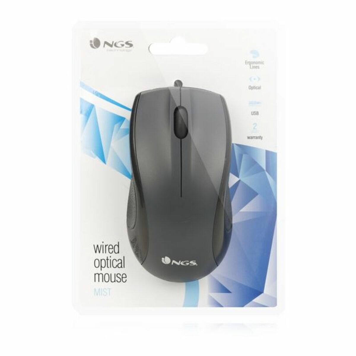 Obrazek Optical mouse NGS MIST Black 800 dpi