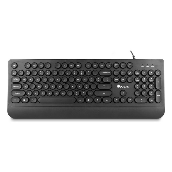 Clavier 104 Touches NGS Dot USB Noir