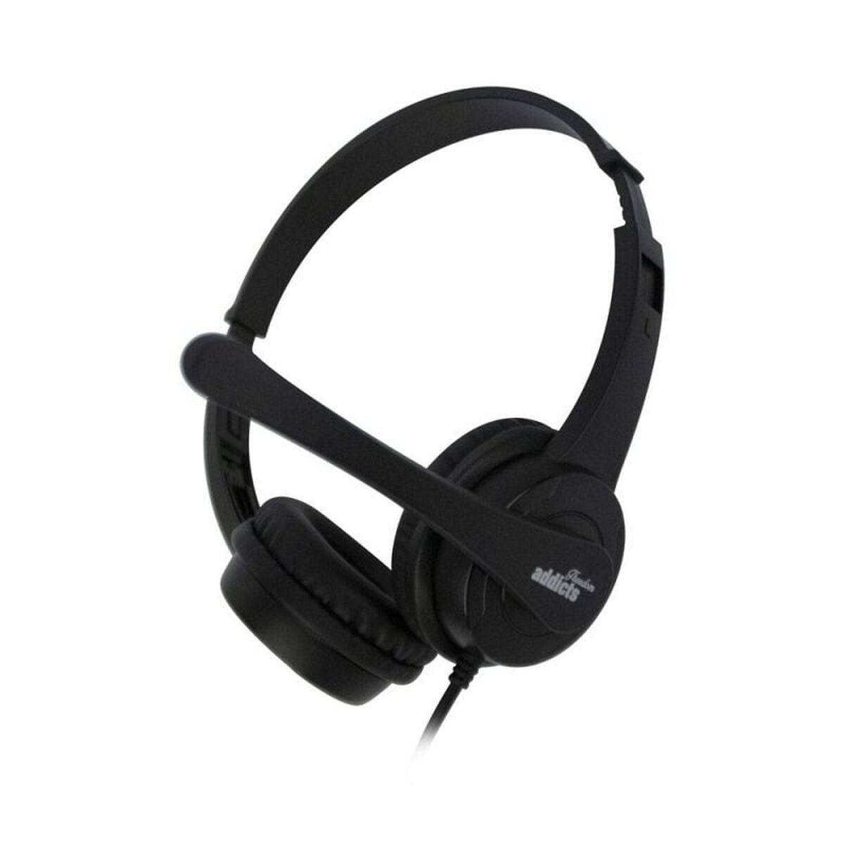 Headphone with Microphone NGS VOX505 USB Black 32 Ohm