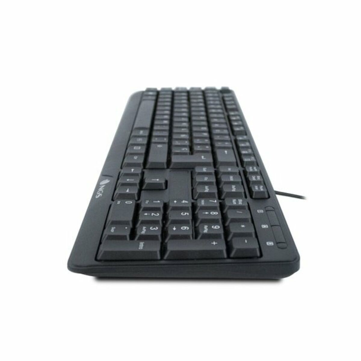 Bild von Keyboard NGS NGS-KEYBOARD-0344 Black Spanish Qwerty