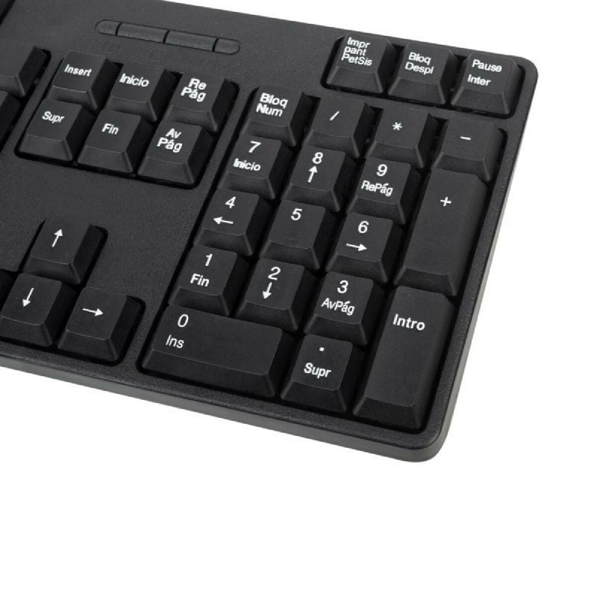 Bild von Keyboard and Mouse NGS EUPHORIA KIT Black QWERTY Qwerty US Wireless