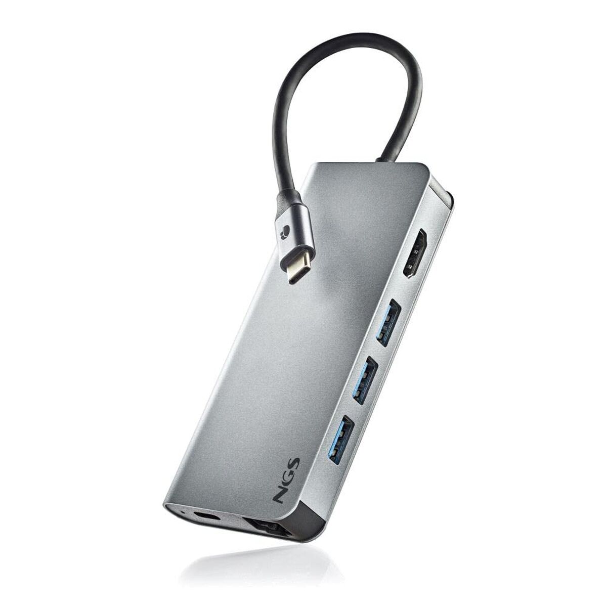 Picture of USB Hub NGS WONDER DOCK 8 Silver