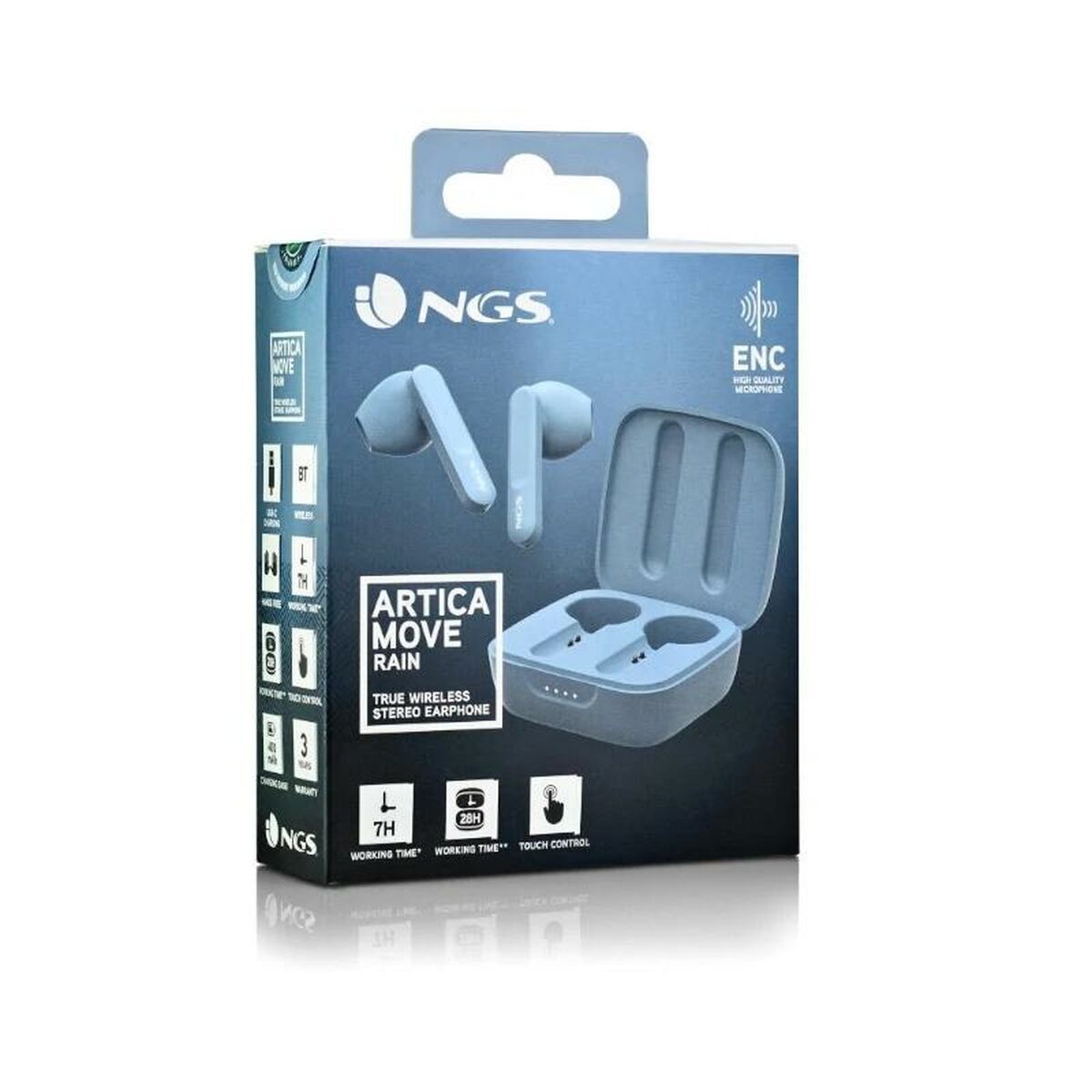 Picture of Headphone with Microphone NGS ARTICAMOVEBLACK Black