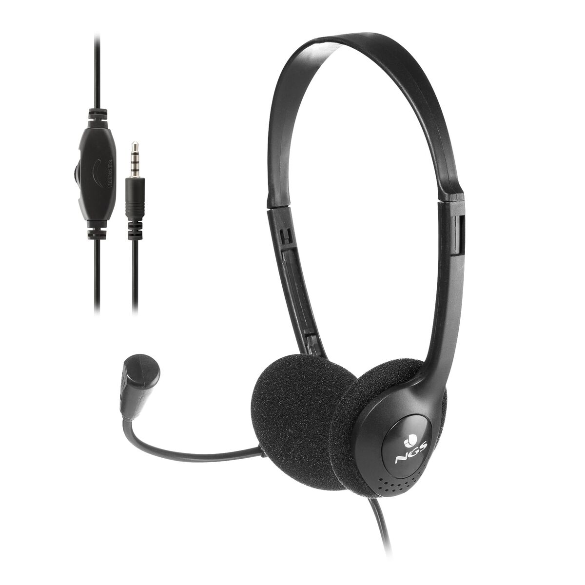 Picture of Headphones with Microphone NGS MS103MAX Black