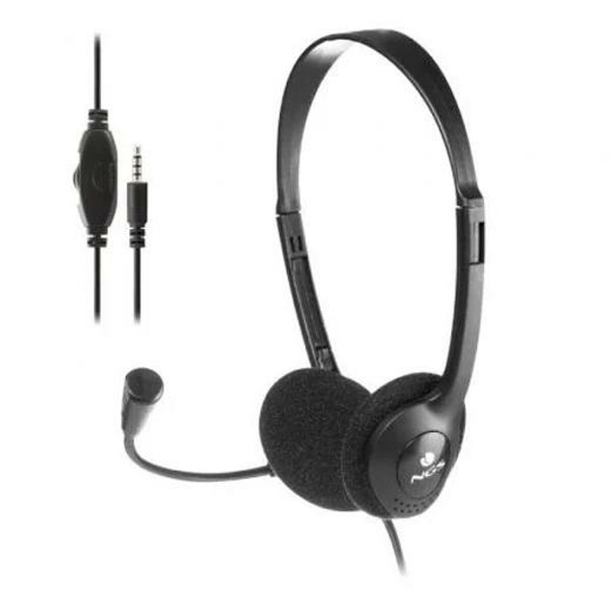 Picture of Headphones with Microphone NGS MS103MAX Black