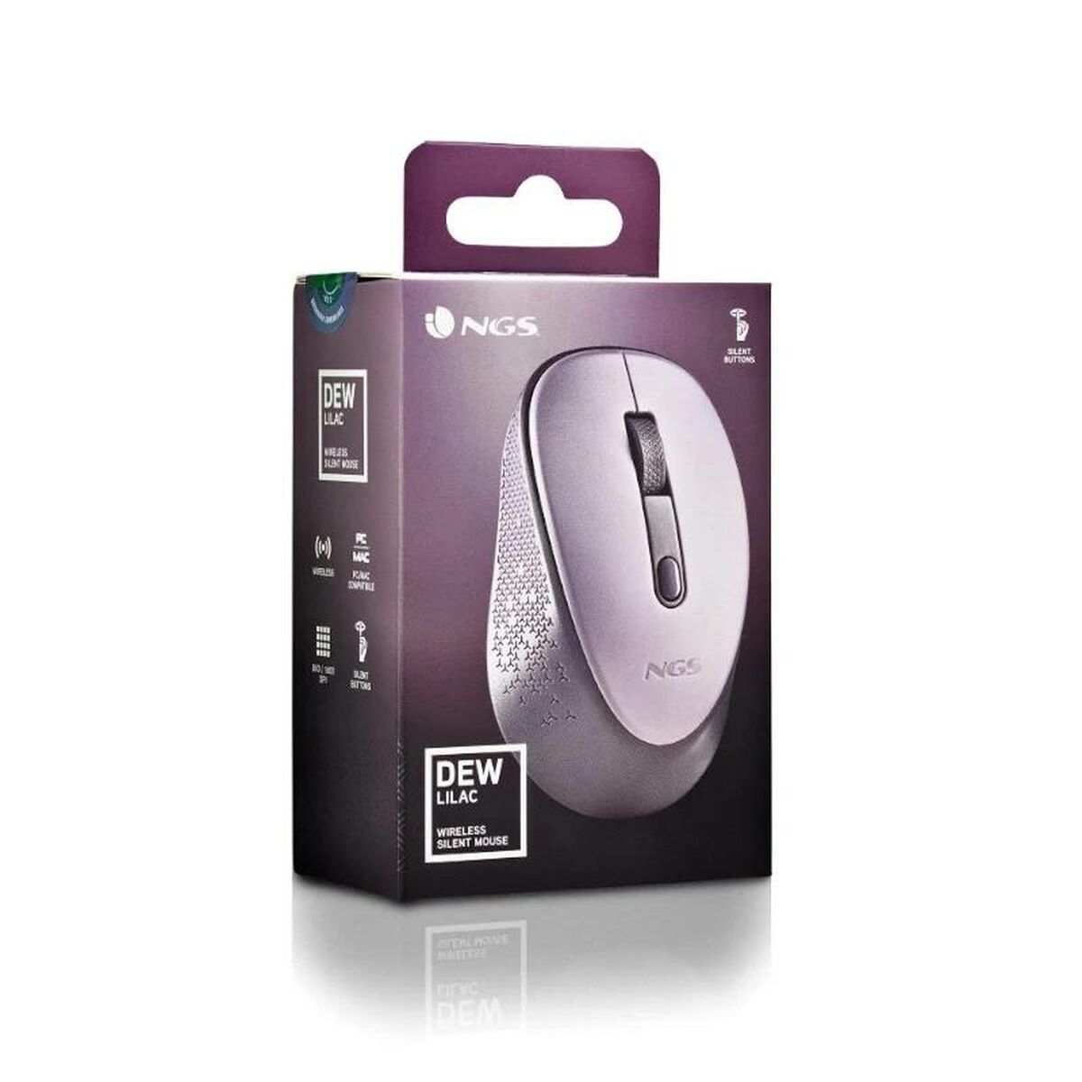 Afbeeldingen van Mouse NGS Dew Lilac 1600 dpi