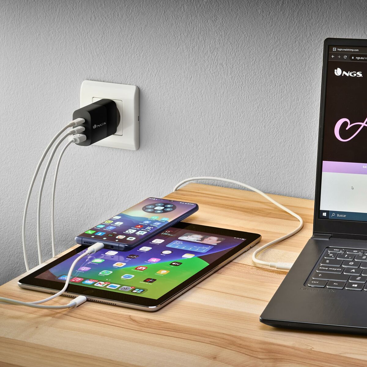 Picture of Wall Charger NGS BUD65W 65 W