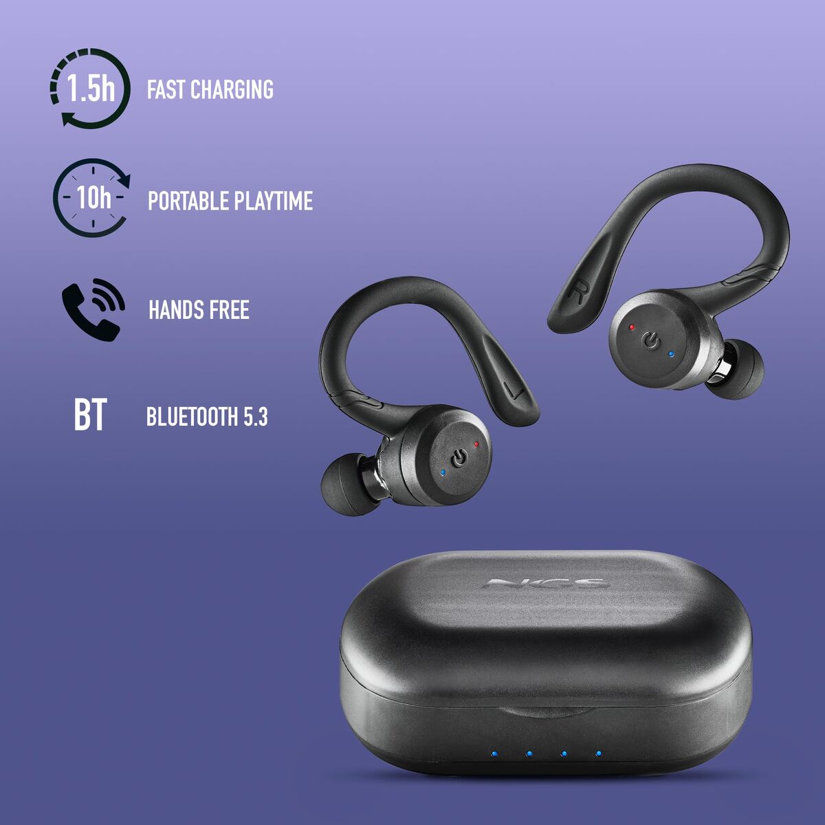 In-ear Bluetooth Headphones NGS Artica Jogger