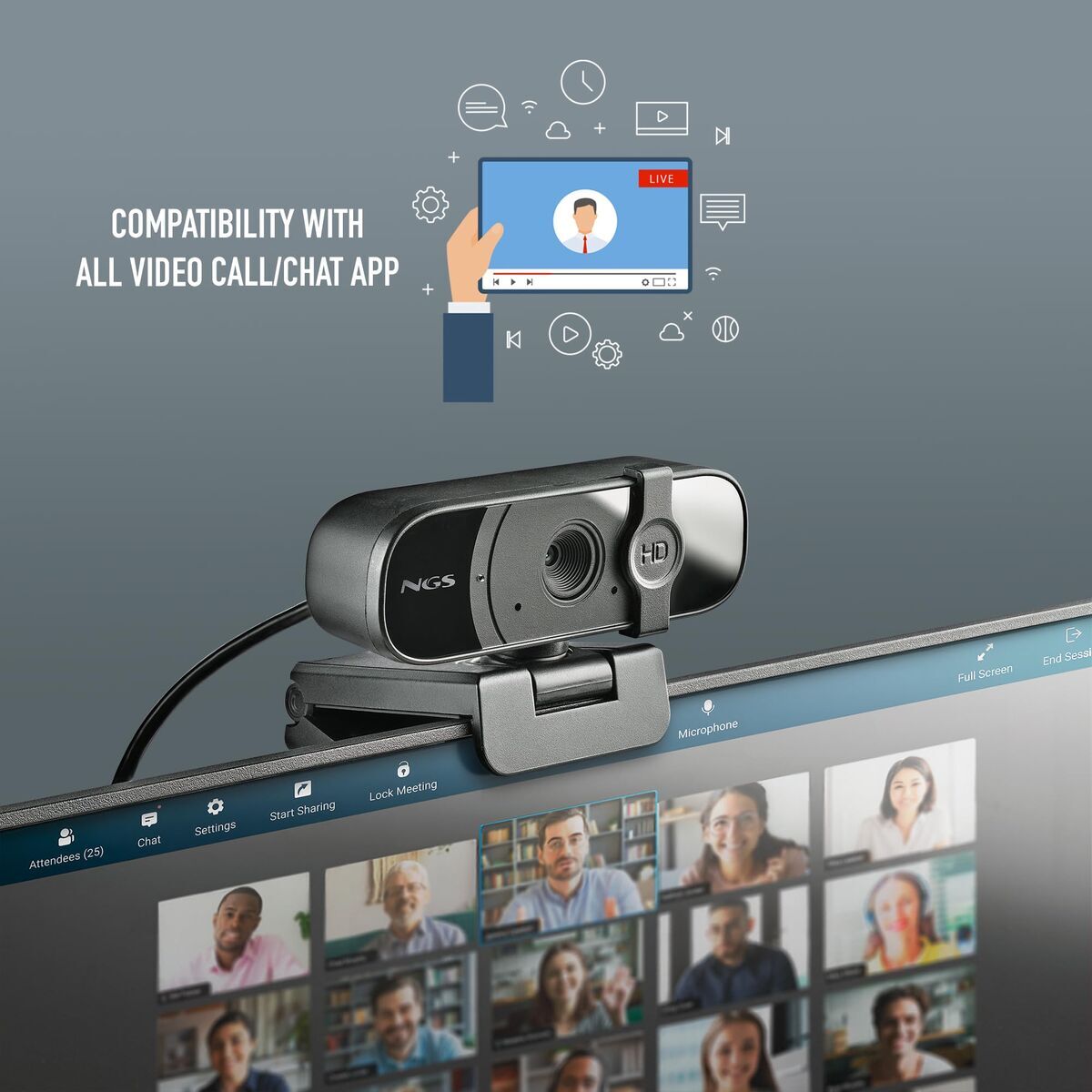 Webcam NGS XPRESSCAM1080HD