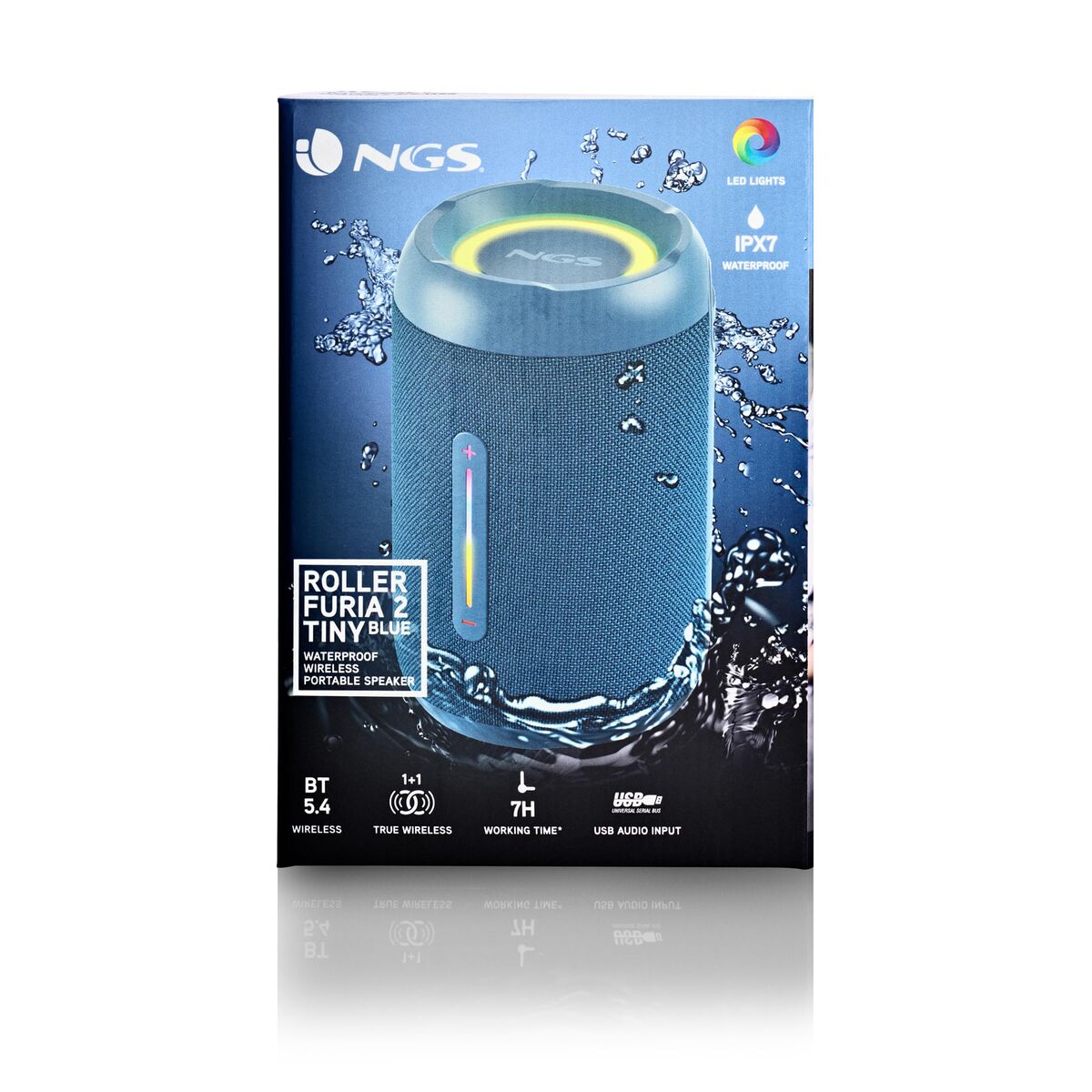 Portable Bluetooth Speakers NGS Furia 2 Blue 20 W
