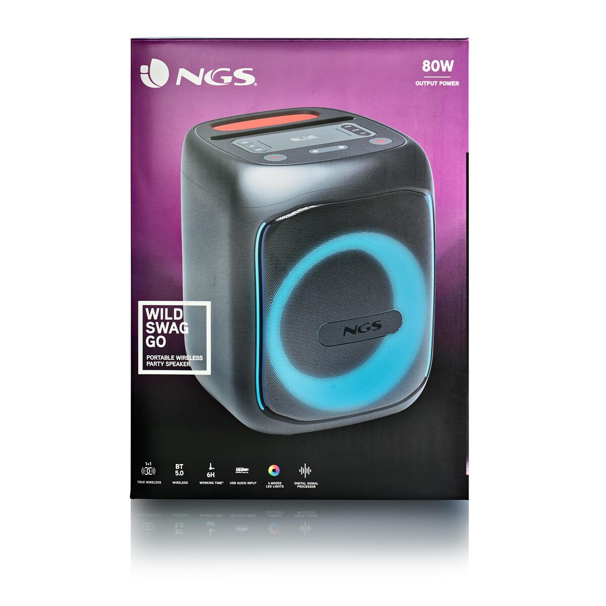 Portable Bluetooth Speakers NGS Wild Swag Go Black
