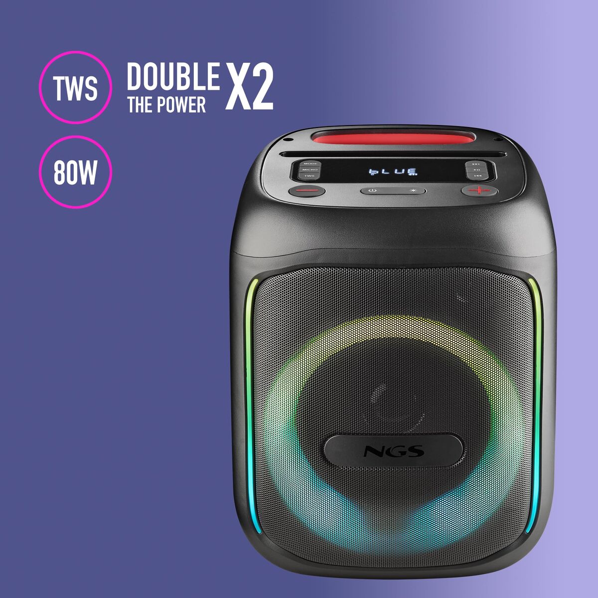 Portable Bluetooth Speakers NGS Wild Swag Go Black