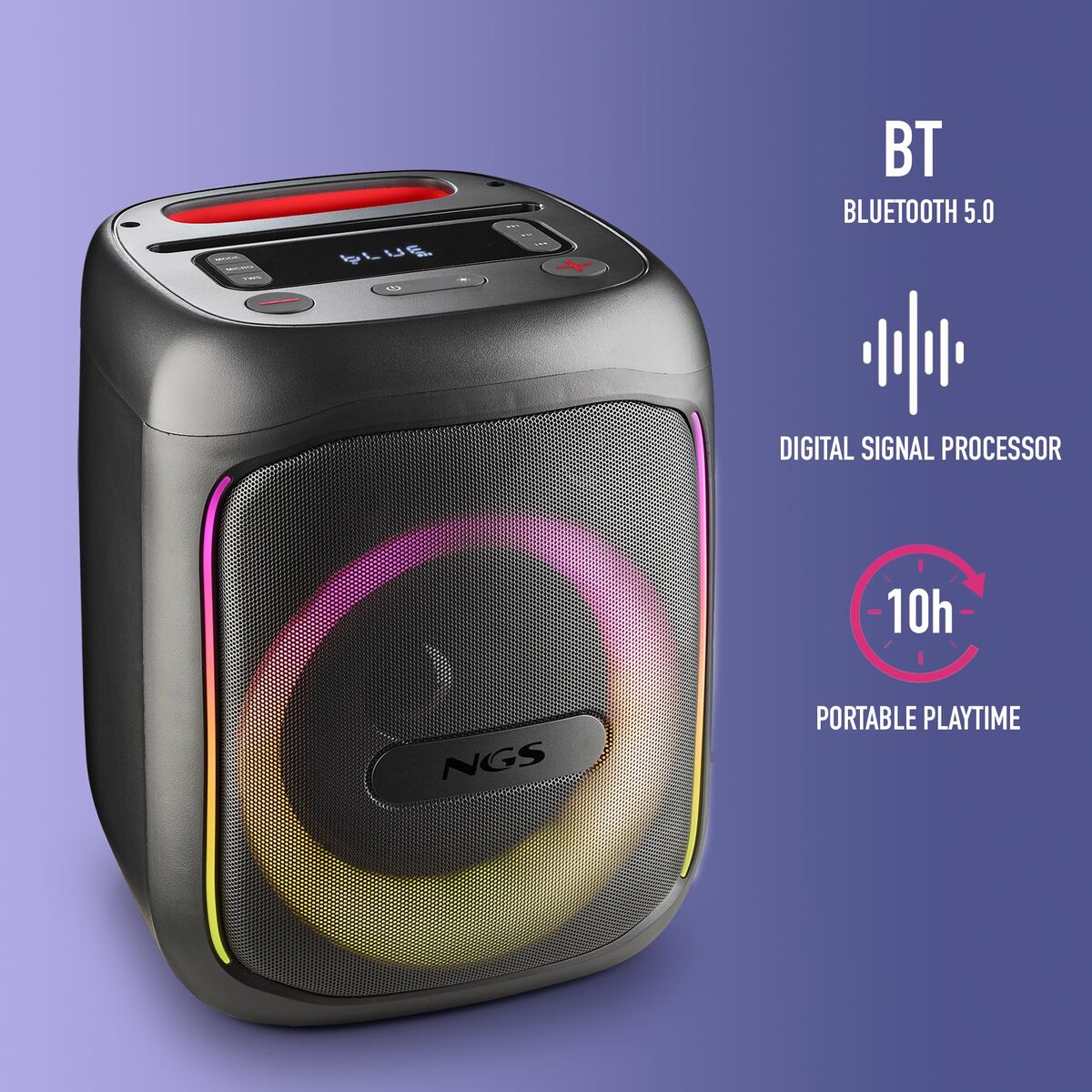 Portable Bluetooth Speakers NGS Wild Swag Go Black