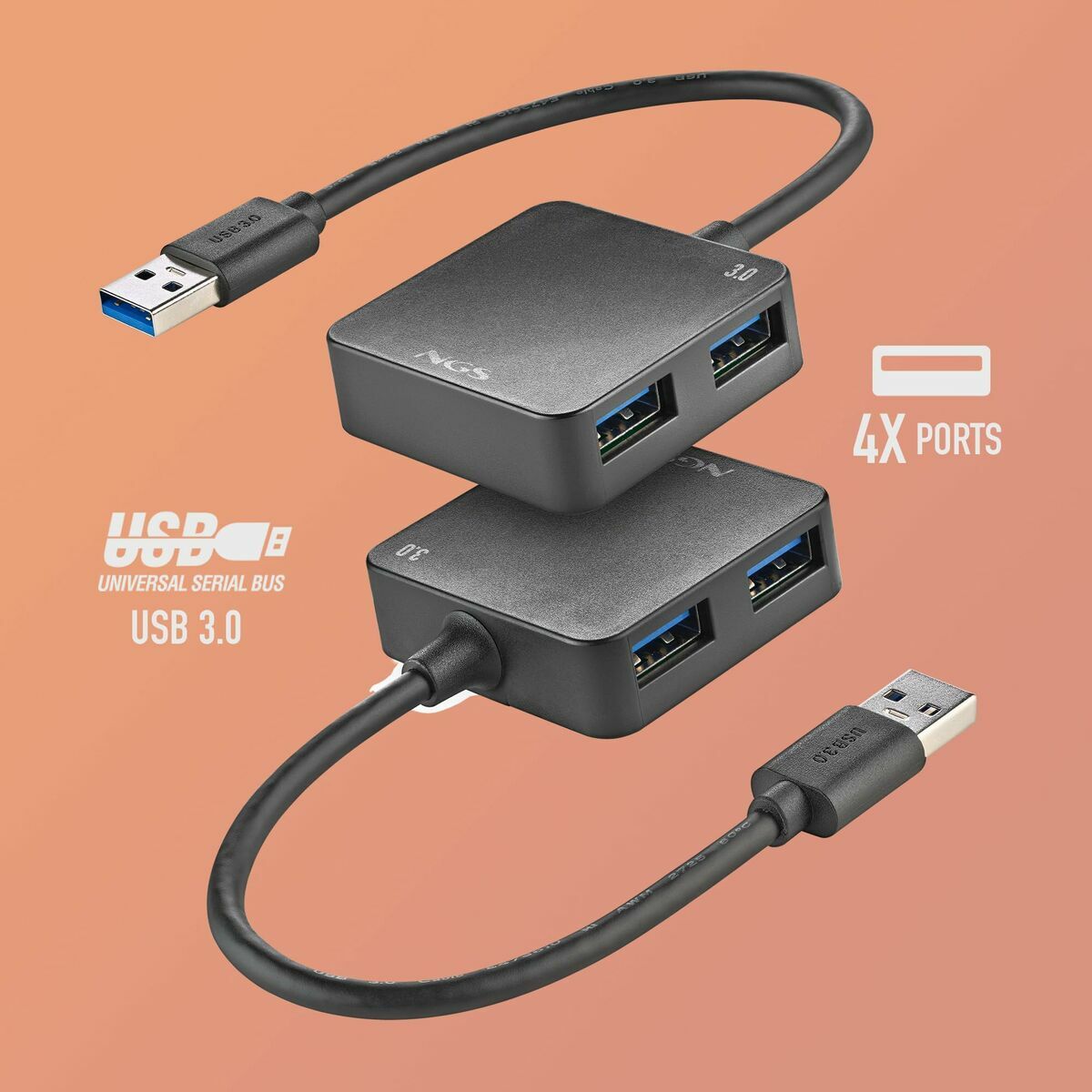 Picture of USB Hub NGS IHUB3.0TINY Black