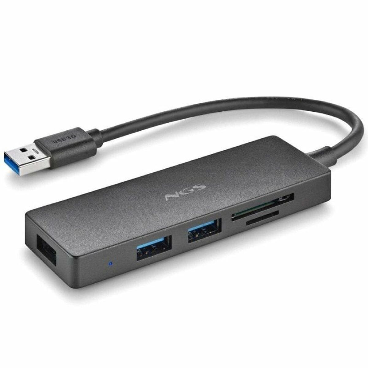 Afbeeldingen van USB Hub NGS IHUBREADER USB x 3